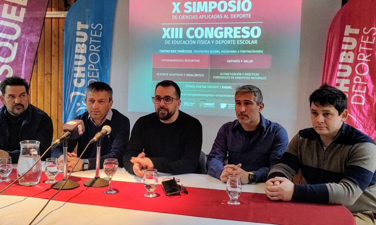 Provincia presentó en Esquel el Simposio de Ciencias Aplicadas al Deporte que se realizará en septiembre