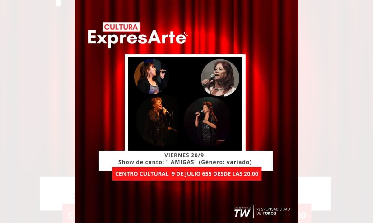 ExpresArte presenta un show de música y canto
