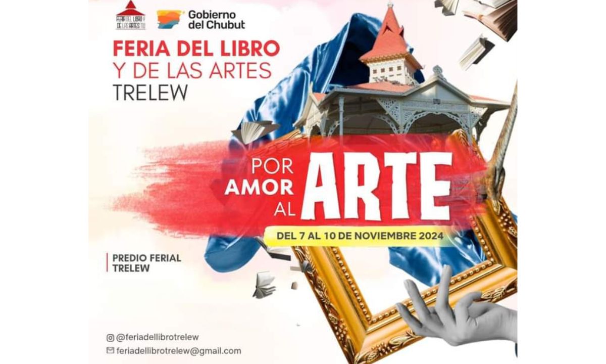 Se inaugura una nueva edición de la Feria Municipal del Libro y de las Artes en Trelew