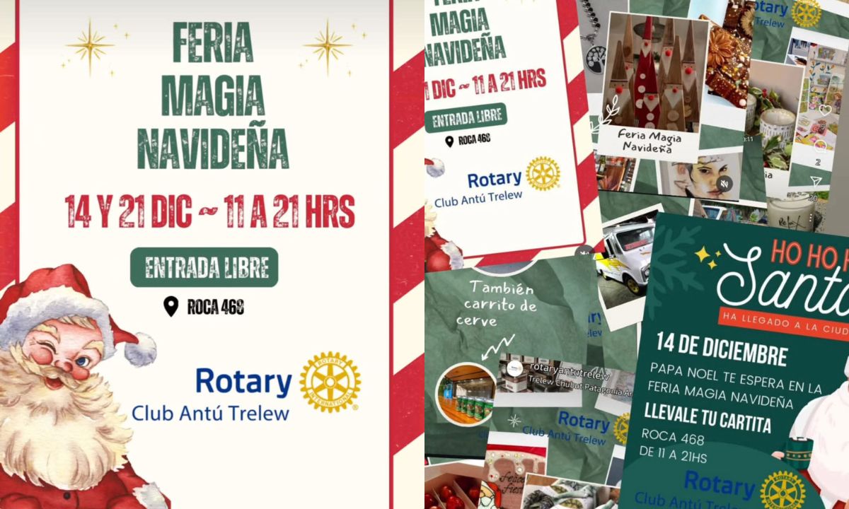 El Rotary Antú Trelew lleva adelante actividades para esta Navidad