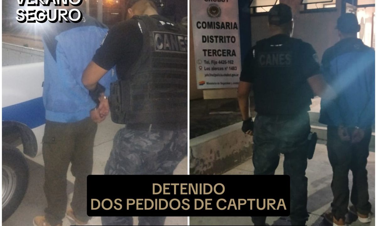 Dos imágenes de la persona detenida