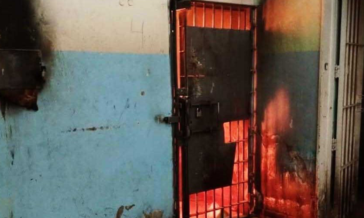 Incendio en la Alcaidía de Trelew: internos provocaron disturbios tras una requisa