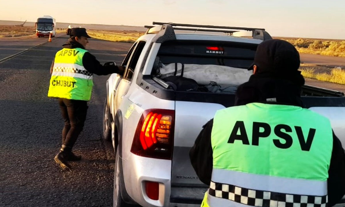 Seguridad vial: 57 positivos de alcoholemia sobre 5.600 testeos realizados en Chubut