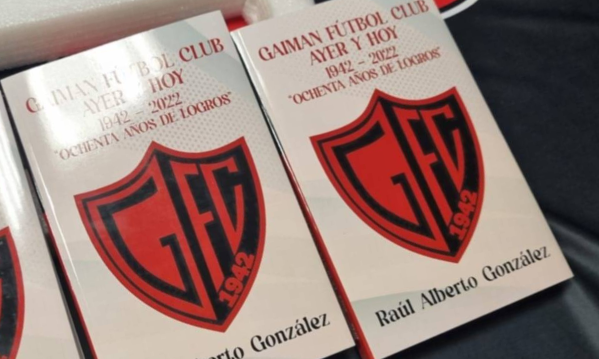 Presentarán un libro sobre los 80 años del Gaiman Futbol Club