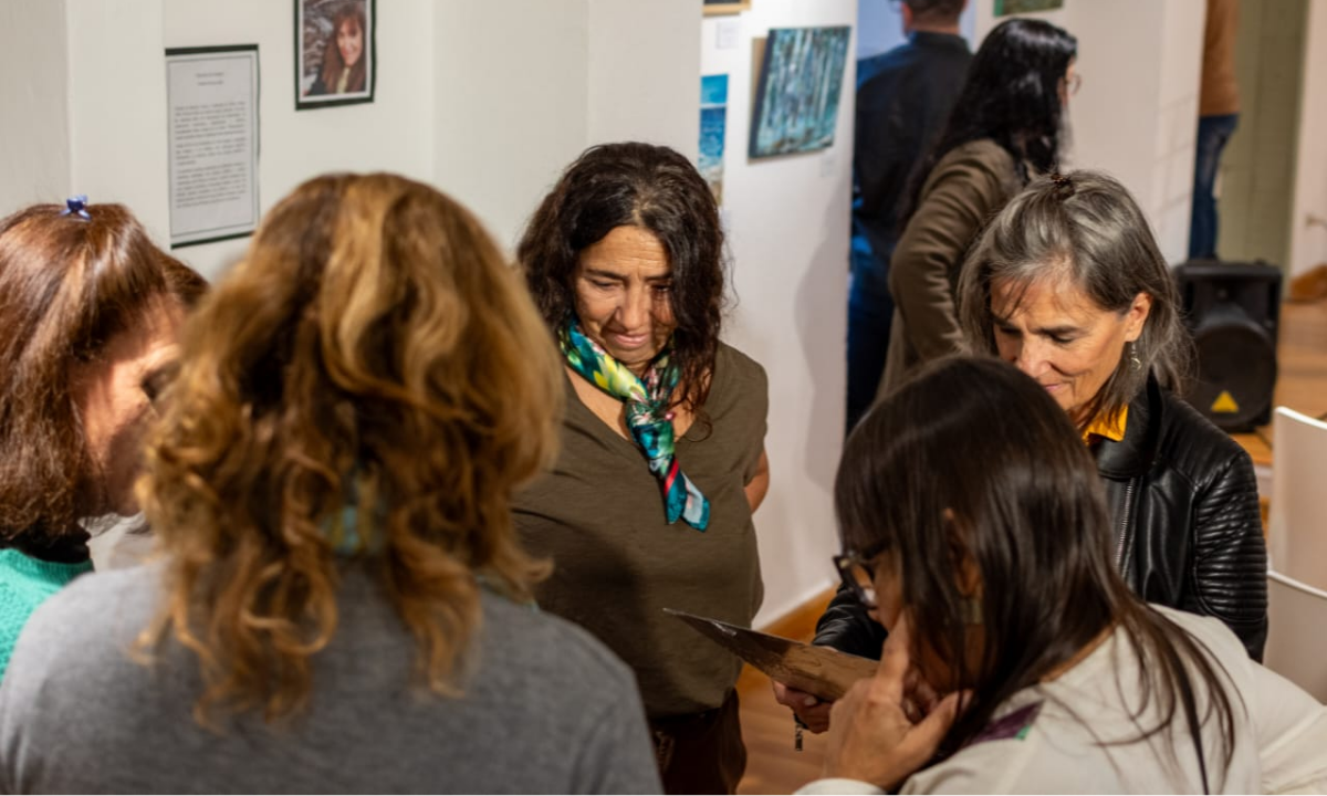 Cultura Gaiman realizó el taller de fieltro “Las figuras de nuestros antepasados”