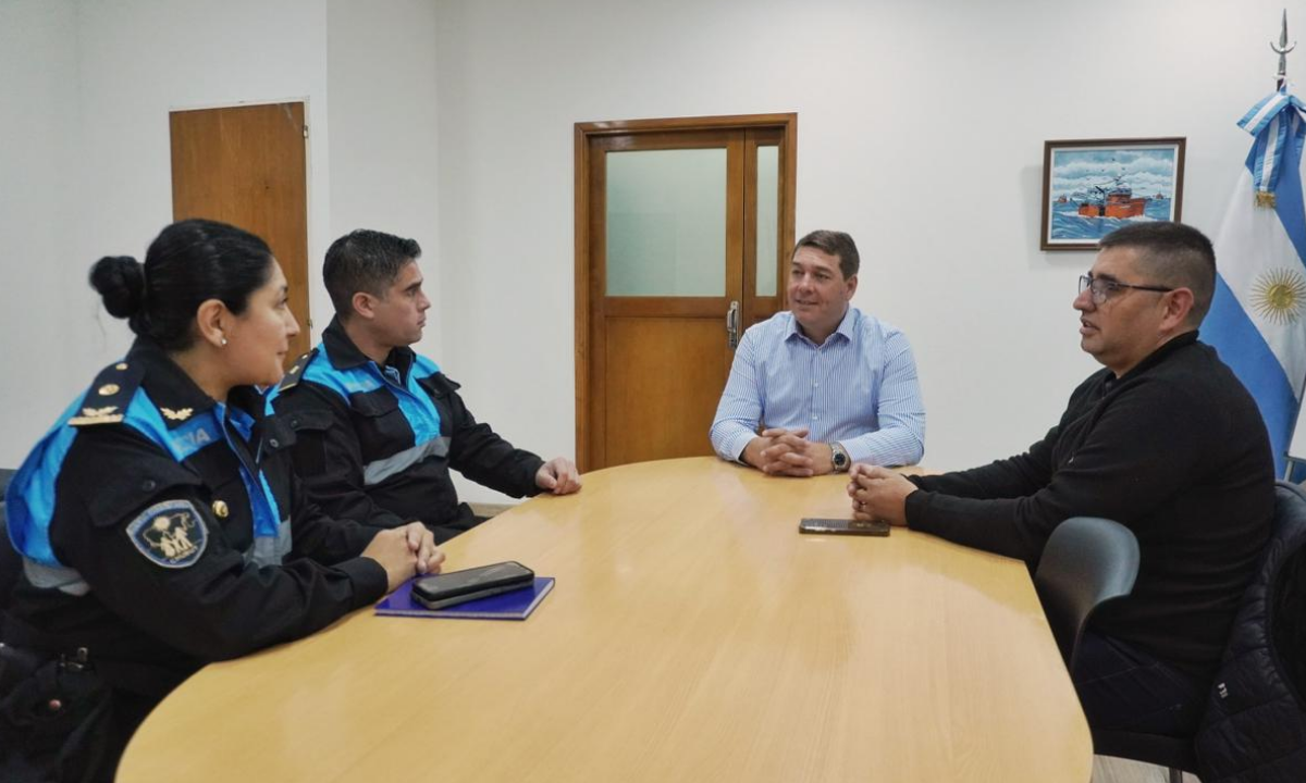 Biss recibió a la nueva comisario de Playa Unión y avanzaron en líneas de trabajo conjunto