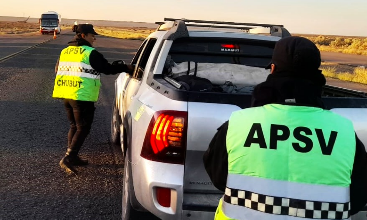 Controles viales en Chubut: detectaron 43 alcoholemias positivas durante el fin de semana