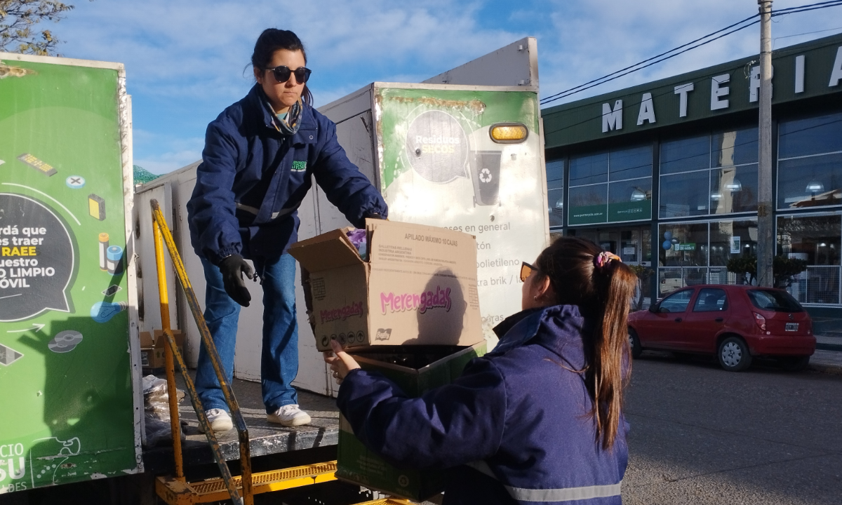 El Punto Limpio Móvil del GIRSU Virch Valdés estará esta semana en Gaiman, Playa Unión, Puerto Madryn y Trelew