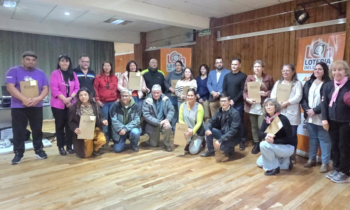 Lotería del Chubut entregó ayuda social a instituciones de Esquel