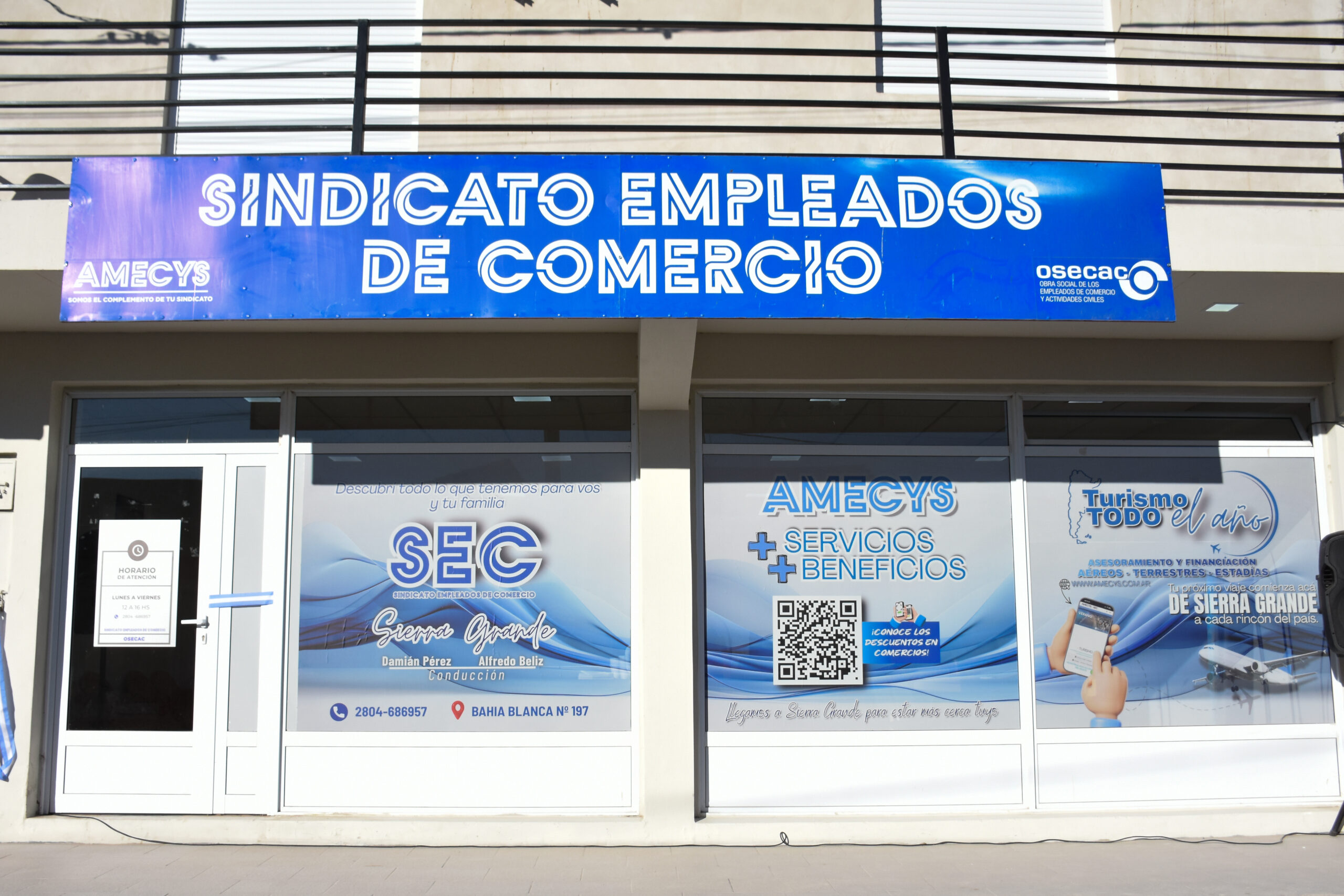 El Sindicato de Comercio abrió una filial en Sierra Grande y habló del derrame para localidades de Chubut