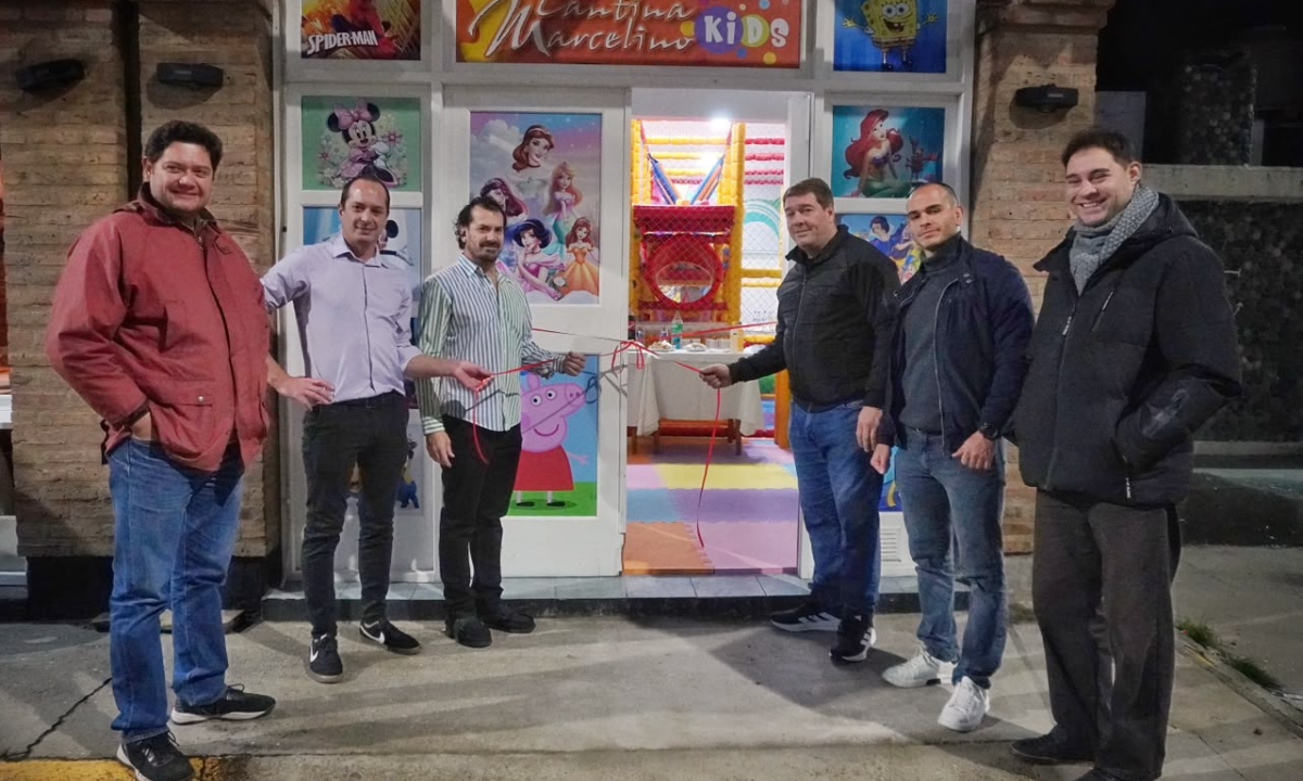 Cantina Marcelino amplió su propuesta con un espacio recreativo infantil en Puerto Rawson