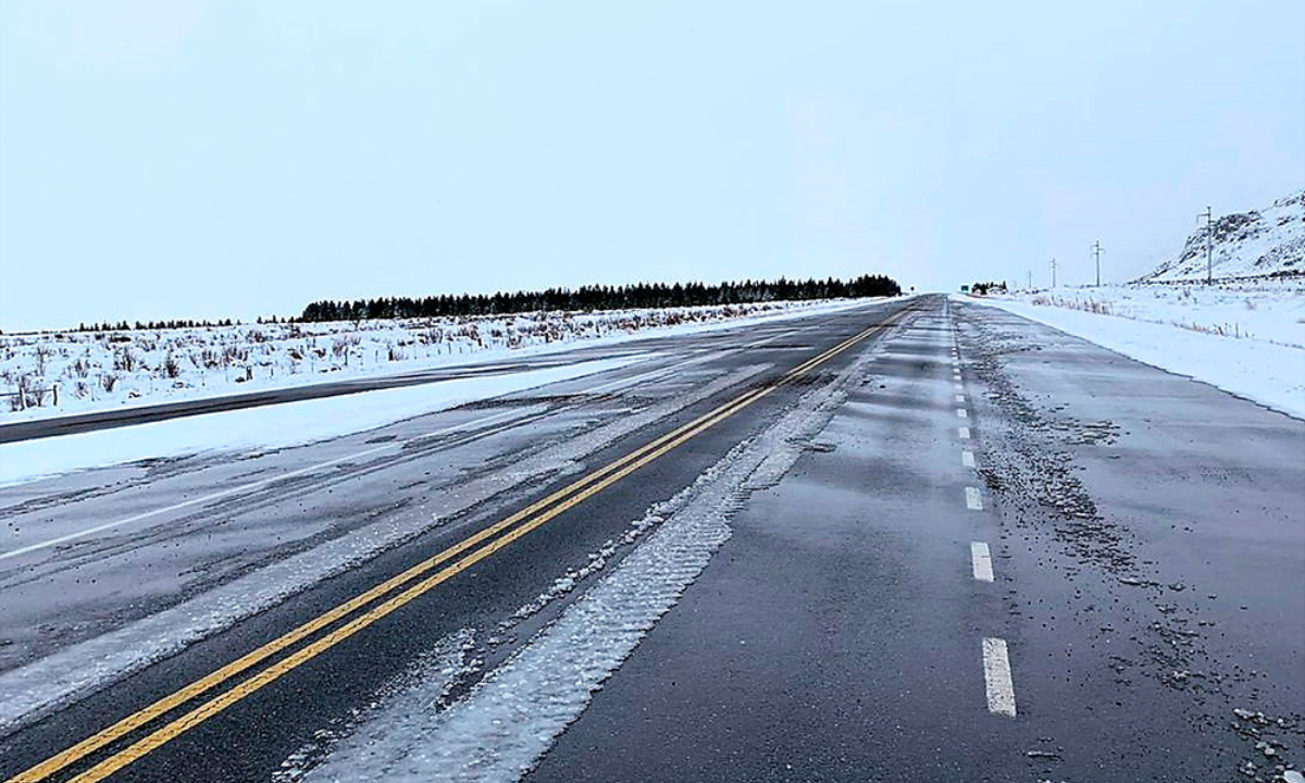 Vialidad Provincial sostiene el operativo invernal y asegura normalidad en rutas de Chubut