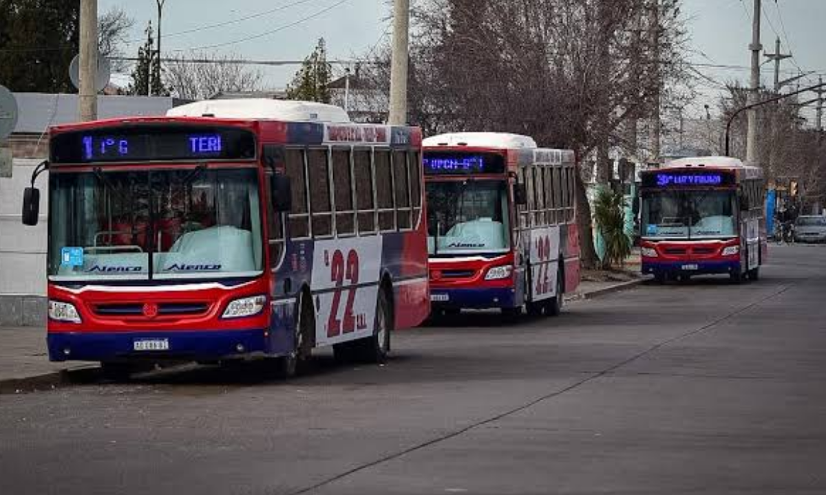 El transporte urbano de Trelew reducirá su frecuencia durante el receso invernal