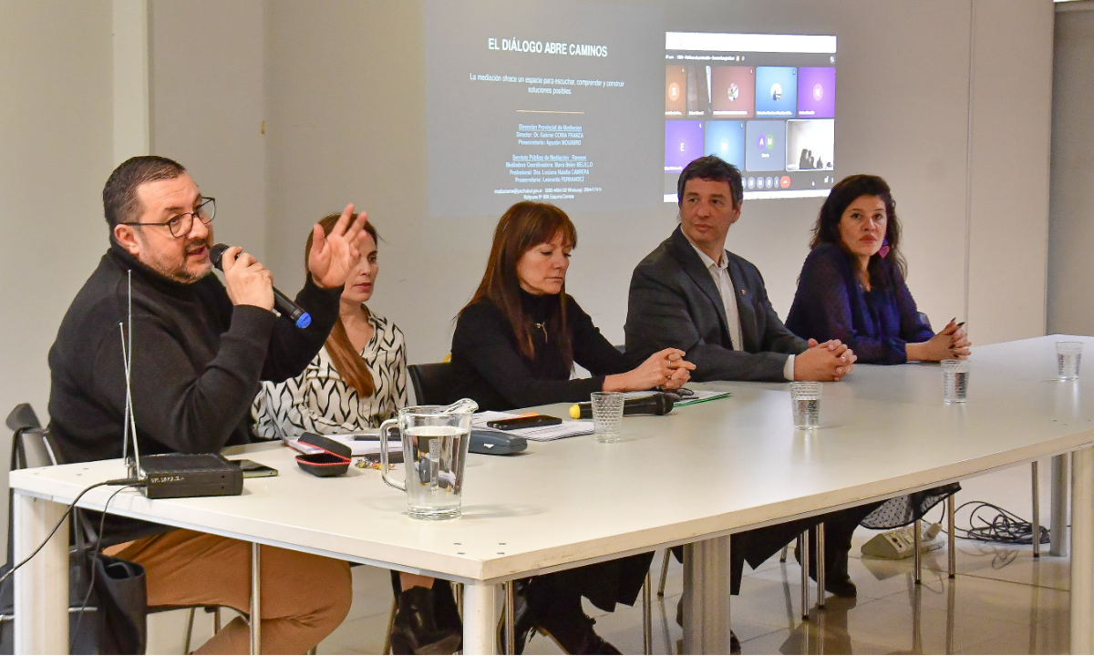 El Gobierno provincial realizó una nueva capacitación en mediación y resolución pacífica de conflictos
