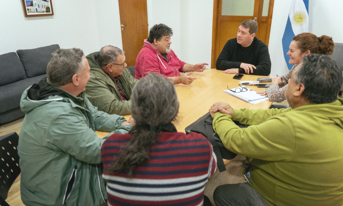 Rawson: Biss recibió al presidente del Centro de Jubilados y Pensionados de la Pesca