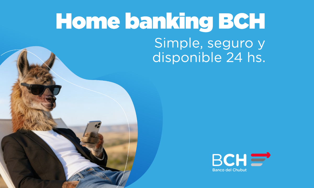 El Banco del Chubut recuerda que los haberes pueden administrarse a través de sus canales digitales
