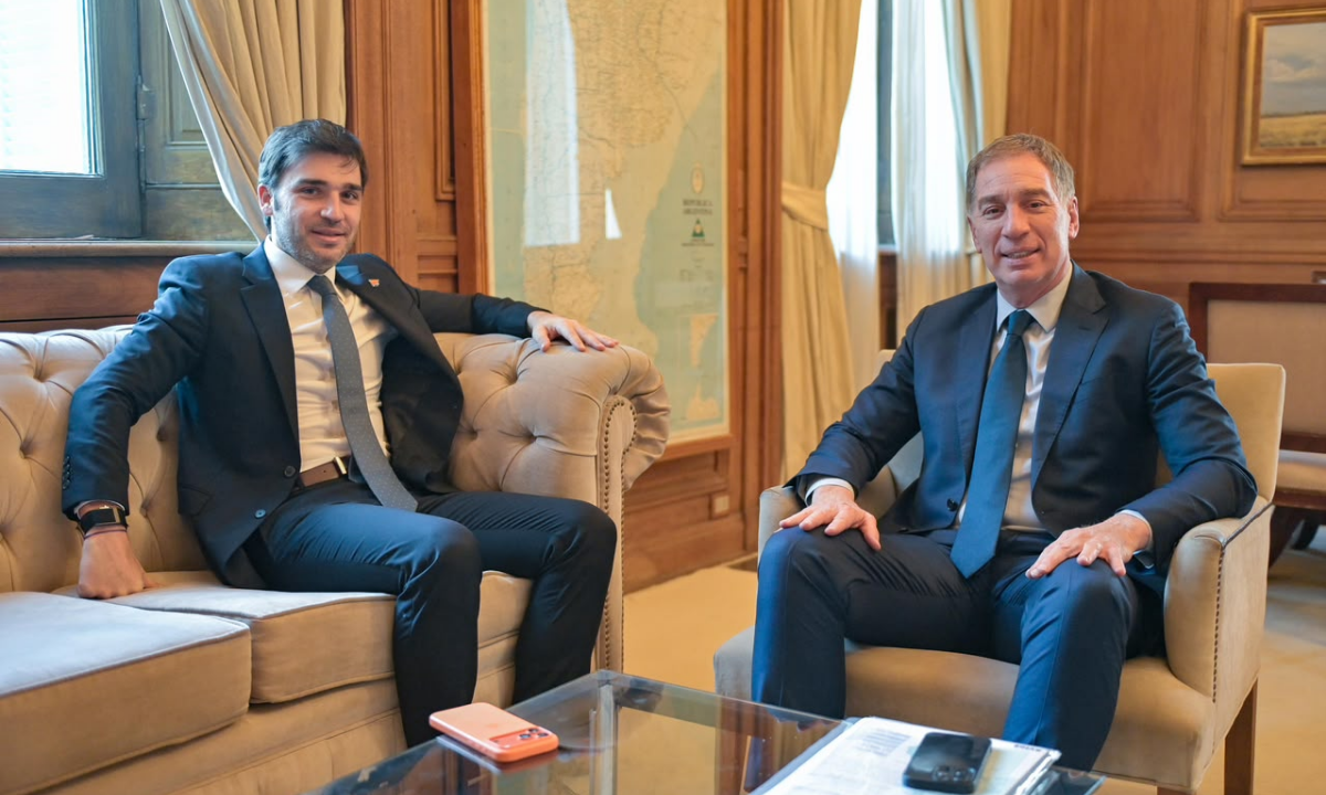 Torres se reunió con Santilli en Casa Rosada y confirmó que la semana próxima se licitará el Acueducto de Comodoro Rivadavia