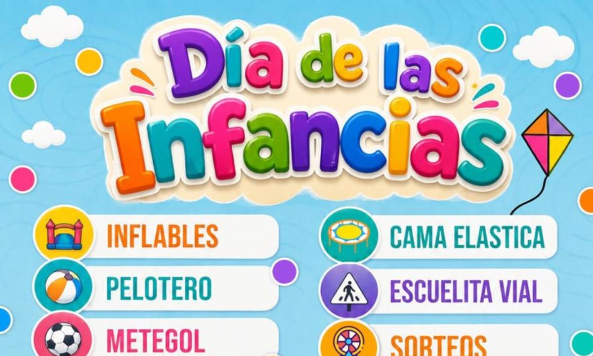 Día de las Infancias: Rawson celebrará con una gran jornada recreativa comunitaria