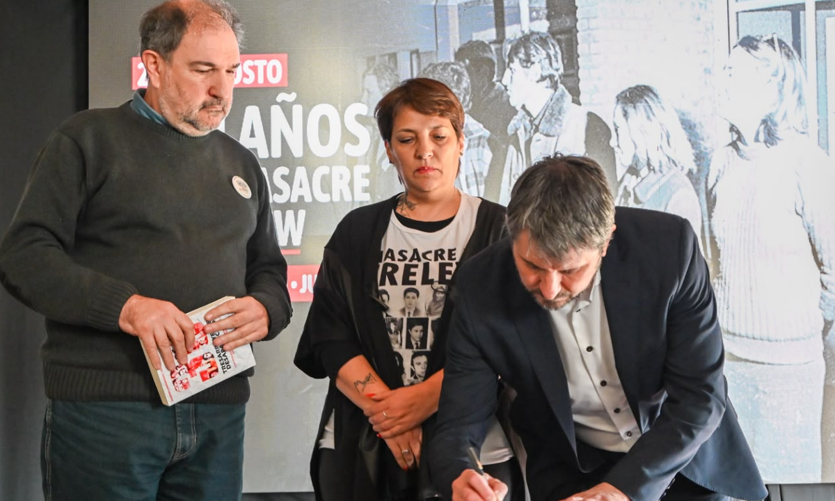 La Municipalidad de Trelew y la APDH firmaron convenio para fortalecer las políticas de Derechos Humanos
