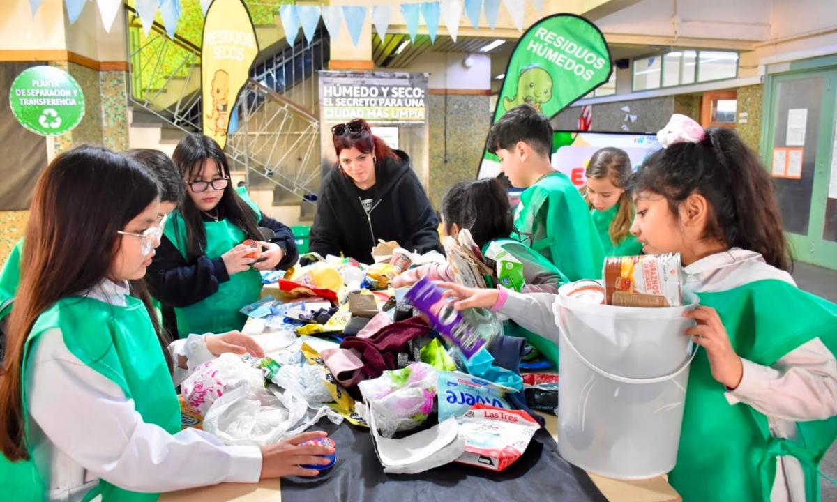 Gran convocatoria del programa Eco Educar en las escuelas primarias de Trelew