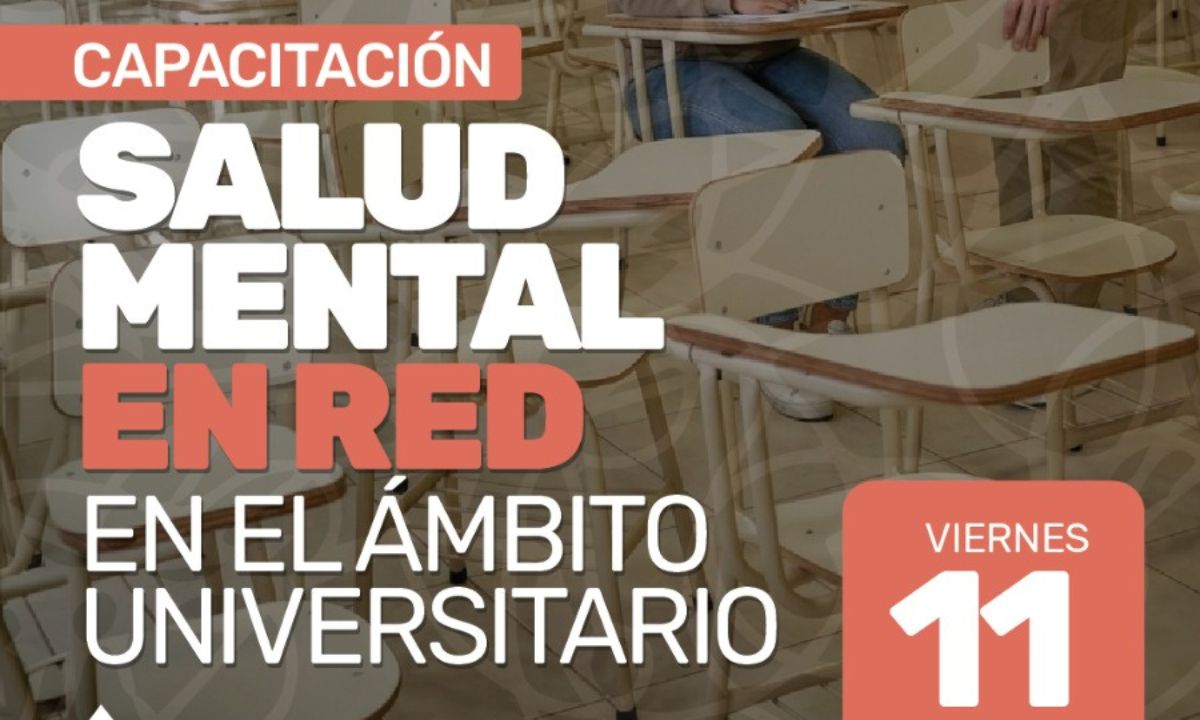 Trelew será sede de una capacitación sobre salud mental en el ámbito universitario