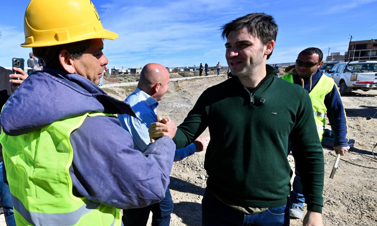 Plan Galina: Torres destacó los avances de la Circunvalación y aseguró que “es una obra fundamental para Puerto Madryn”