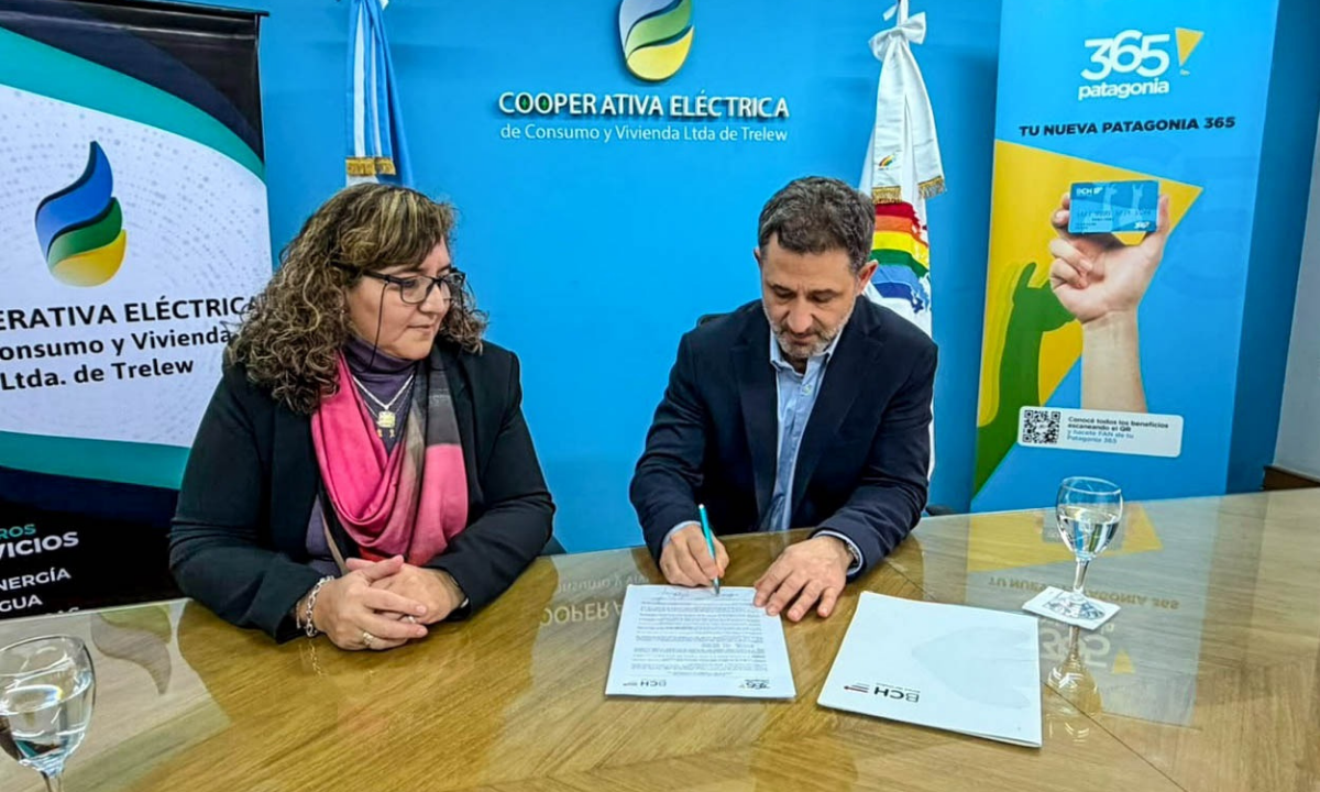 El Banco del Chubut y la Cooperativa Eléctrica de Trelew habilitan el pago en cuotas sin interés con Patagonia 365