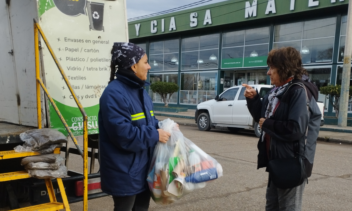 El Punto Limpio Móvil del GIRSU Virch-Valdés estará esta semana en Gaiman, Playa Unión, Puerto Madryn y Trelew