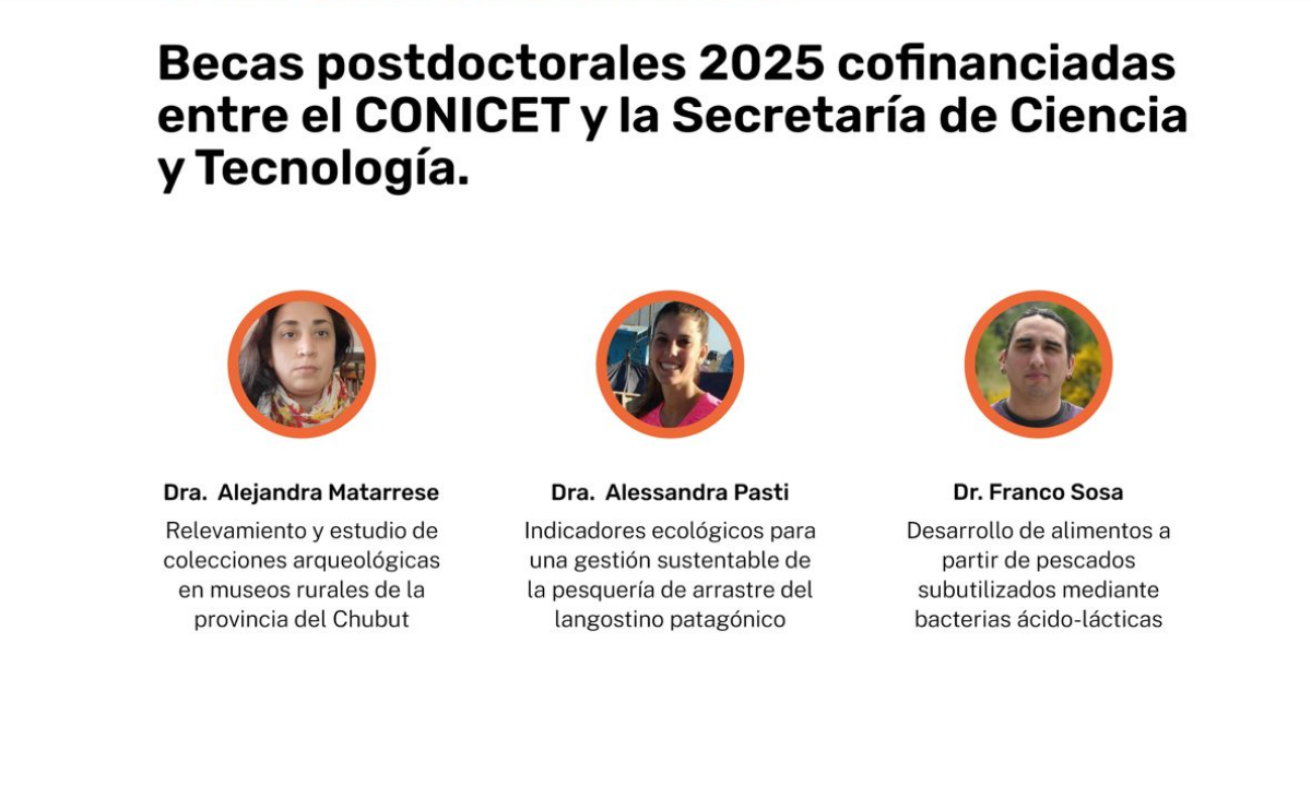 El Gobierno del Chubut fortalece el talento científico con nuevas becas postdoctorales cofinanciadas junto al CONICET