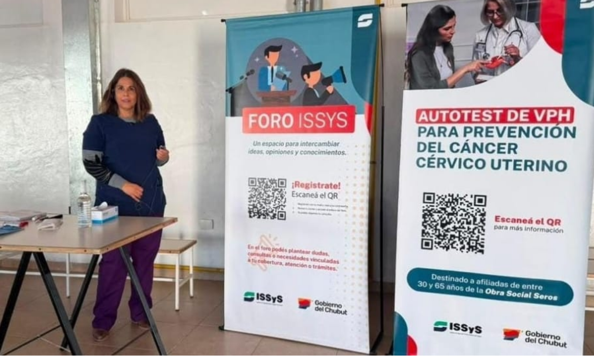 SEROS implementa en Puerto Madryn el programa de prevención del cáncer de cuello uterino mediante el Autotest de VPH