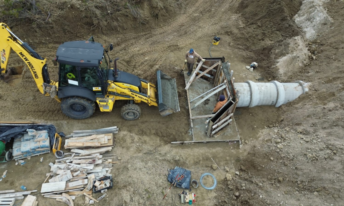 Vialidad Provincial avanza con obras en el acceso a Punta Tombo