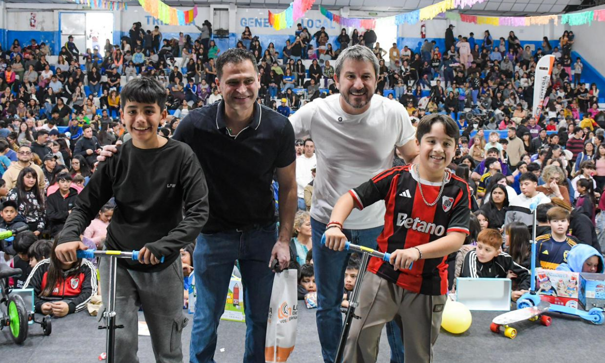 El Gobierno del Chubut y la Municipalidad de Trelew celebraron el Día del Niño junto a más de 2.000 chicos
