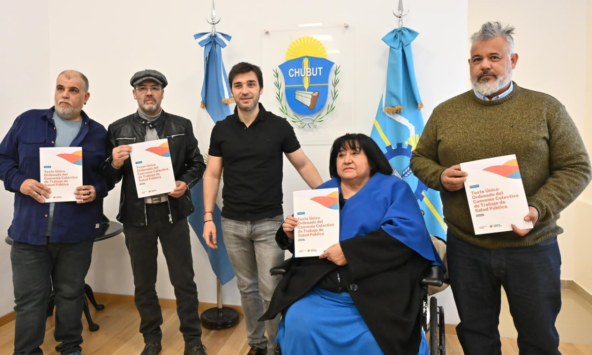 Con amplio consenso gremial, Chubut firmó el nuevo Convenio Colectivo de Trabajo para Salud Pública