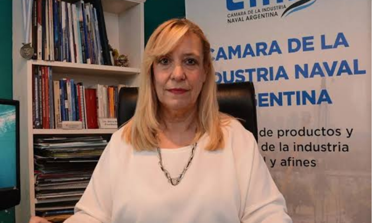 La presidenta de la Cámara de la Industria Naval Argentina visitó la Escuela Técnica N° 748 de Trelew