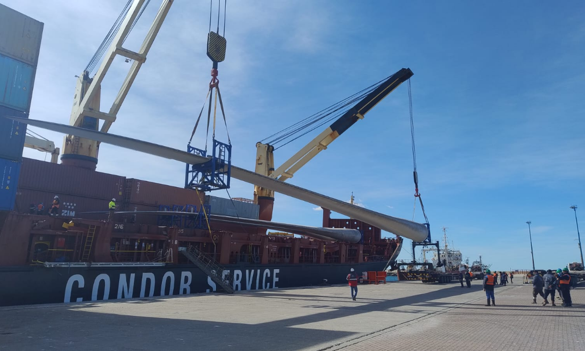 El Puerto de Comodoro se consolida como polo logístico para el desarrollo de energías renovables