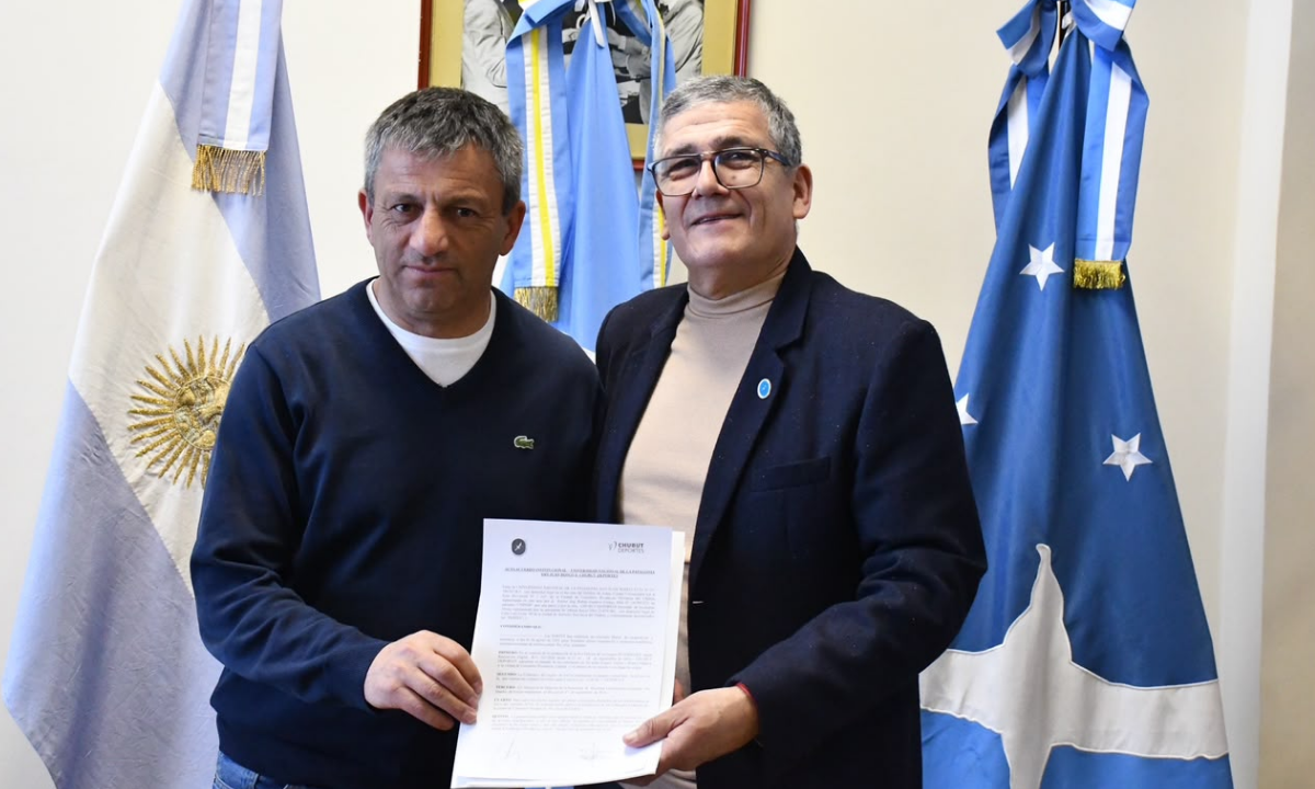 Chubut Deportes y la UNPSJB firmaron un acuerdo para acompañar los Juegos Intersedes