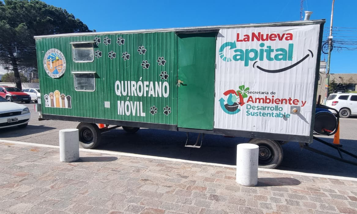 Rawson incorporó un quirófano móvil para reforzar las castraciones gratuitas en los barrios
