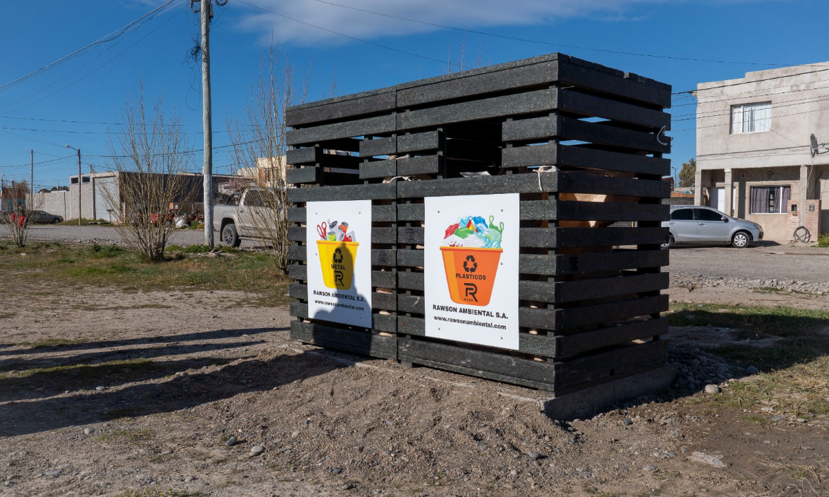 Rawson puso en funcionamiento un nuevo Punto Limpio en el barrio Gregorio Mayo