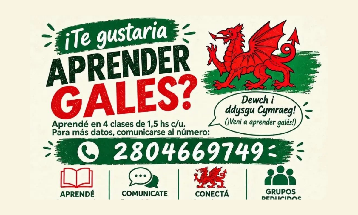 Nueva propuesta para aprender galés en Gaiman
