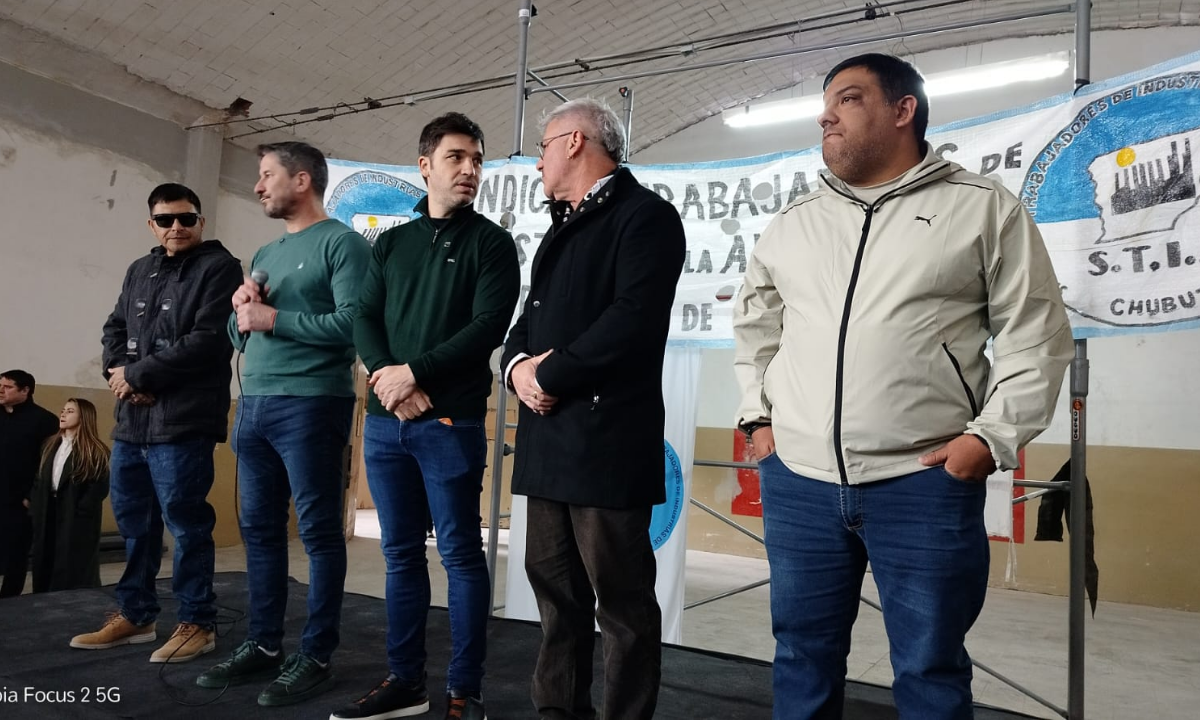 Merino destacó la llegada de una nueva pesquera y la generación de empleo en Trelew
