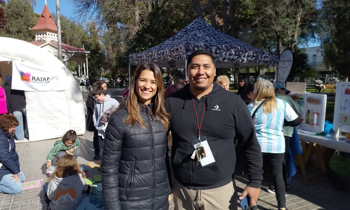 Trelew: se realizó una jornada de promoción y prevención de la salud en Plaza Independencia