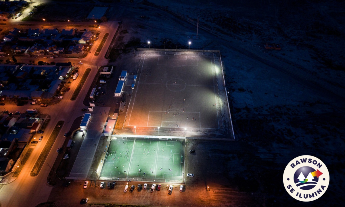 El Club Deportivo Roca destacó el aporte de la Cooperativa para mejorar su iluminación