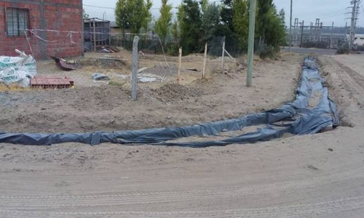 Los vecinos del barrio Günün a Küna de Gaiman piden que se concrete la obra de gas