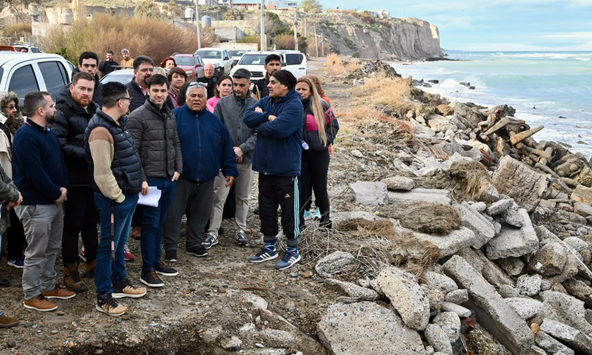 Con una inversión de casi $3 mil millones, Provincia construirá defensas costeras en el Km 5 de Comodoro Rivadavia