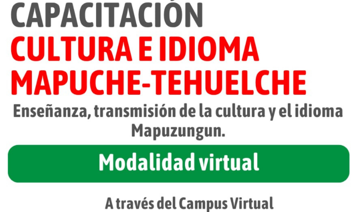 El Municipio de Trelew ofrecerá una capacitación en cultura e idioma Mapuche-Tehuelche