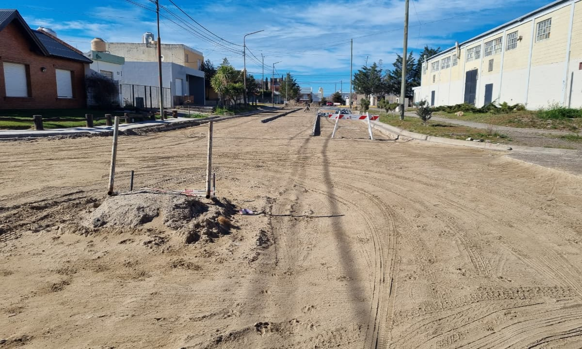 Rawson: mejoras en el playón del barrio 3 de Abril