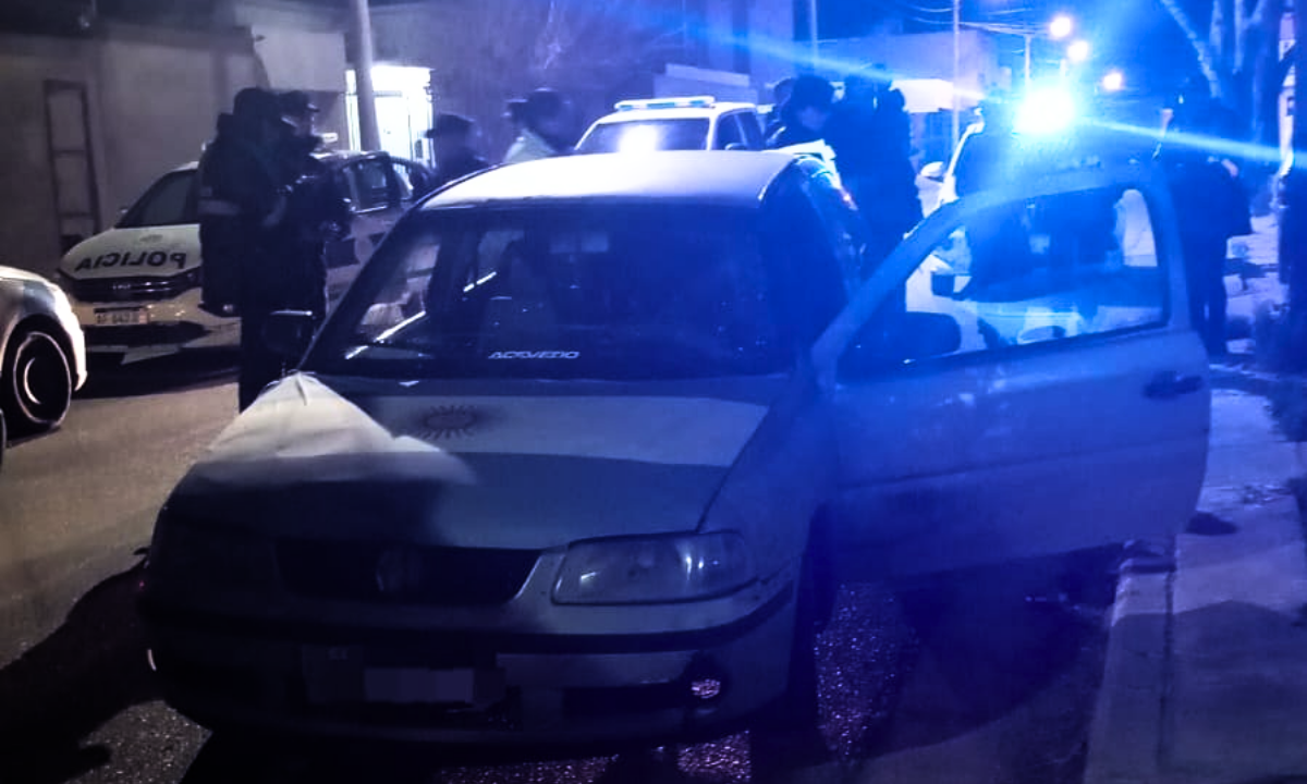 Persecución en Trelew: chocó un patrullero y tenía 1,5 de alcoholemia