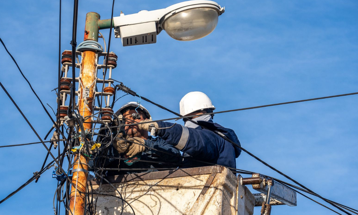 Rawson avanza con la renovación de sus redes eléctricas