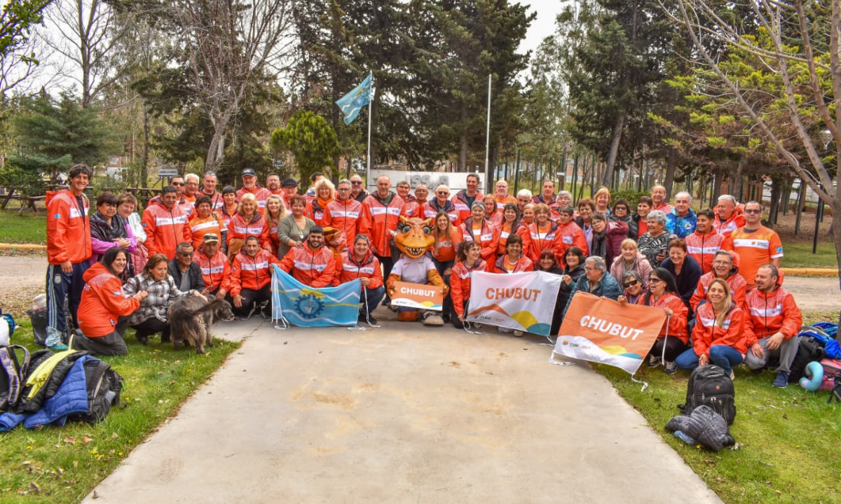 Chubut despidió a la delegación que representará a la provincia en los Juegos Nacionales para Personas Mayores