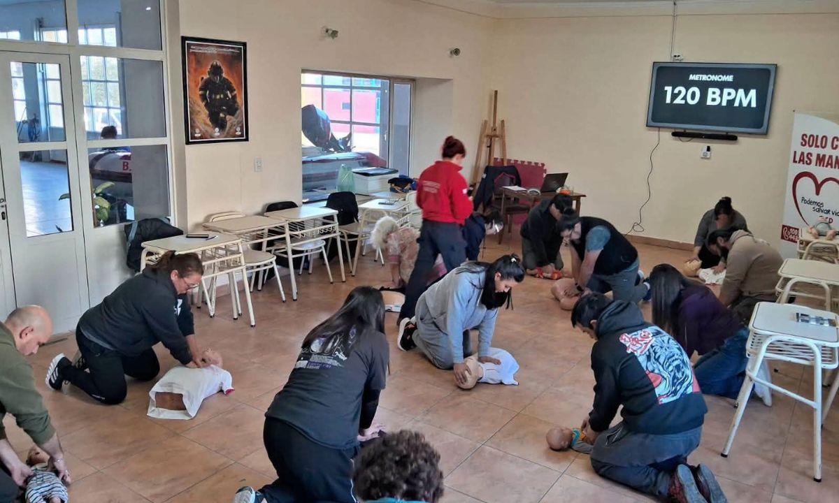 Bomberos de Rawson brindará un nuevo curso de RCP con certificación para la comunidad